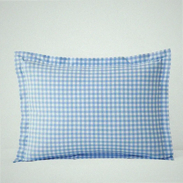 Gingham Classic Cool Organic Cotton Percale Sham-Company Kids|5911