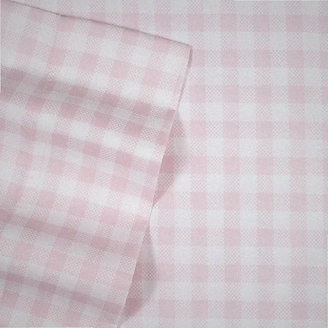 Pink Gingham Pattern Kids Sheet Set Twin, Twin XL, Full
