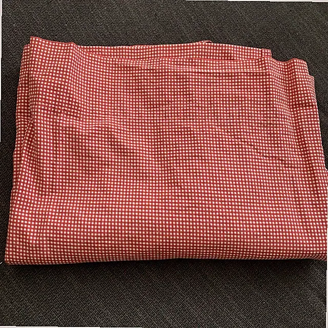 Ralph Lauren Wendy Red Gingham Check Flat Sheet Twin