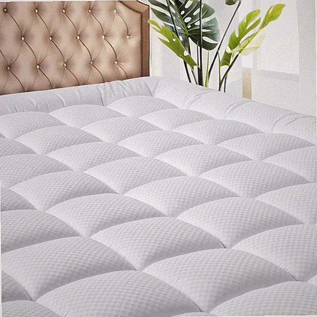 Soft Twin XL Mattress Protector with Deep Pocket Fit & Cooling Breathable Design