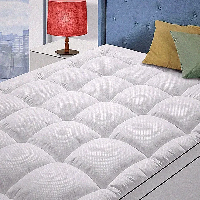Twin Size Mattress Topper for Back Pain, Cooling Extra Thick Mattress Pad Cov...